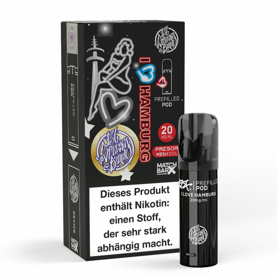 E-Liquidpod 187 I Love Hamburg 20 Mg 1 Pod