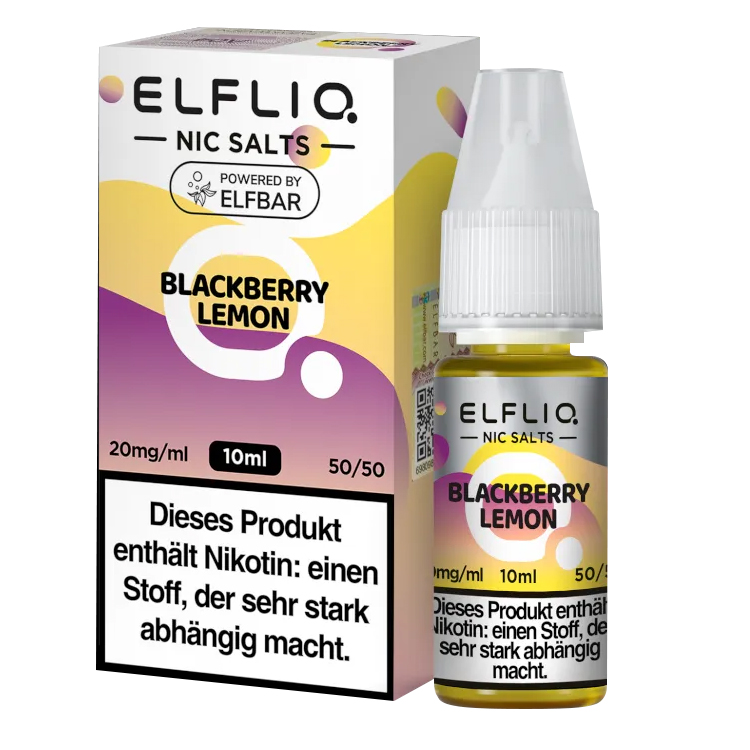 E-Liquid Nikotinsalz Elfbar Elfliq Blackberry Lemon 20mg