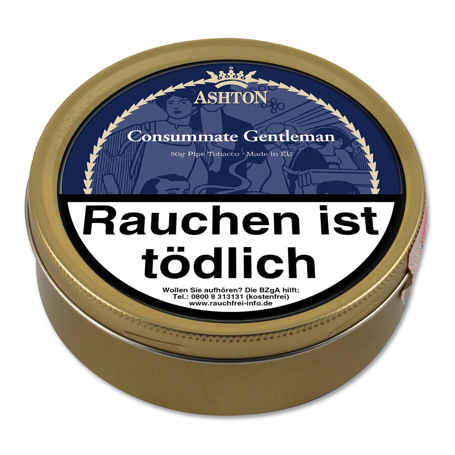 Pfeifentabak Ashton Pipe Tobacco Consummate Gentleman (50 Gramm)