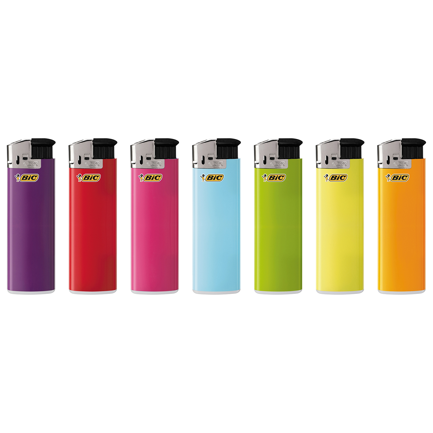 Einwegfeuerzeug Piezo Bic Bicolors Steller Mit 50 StÃ¼ck