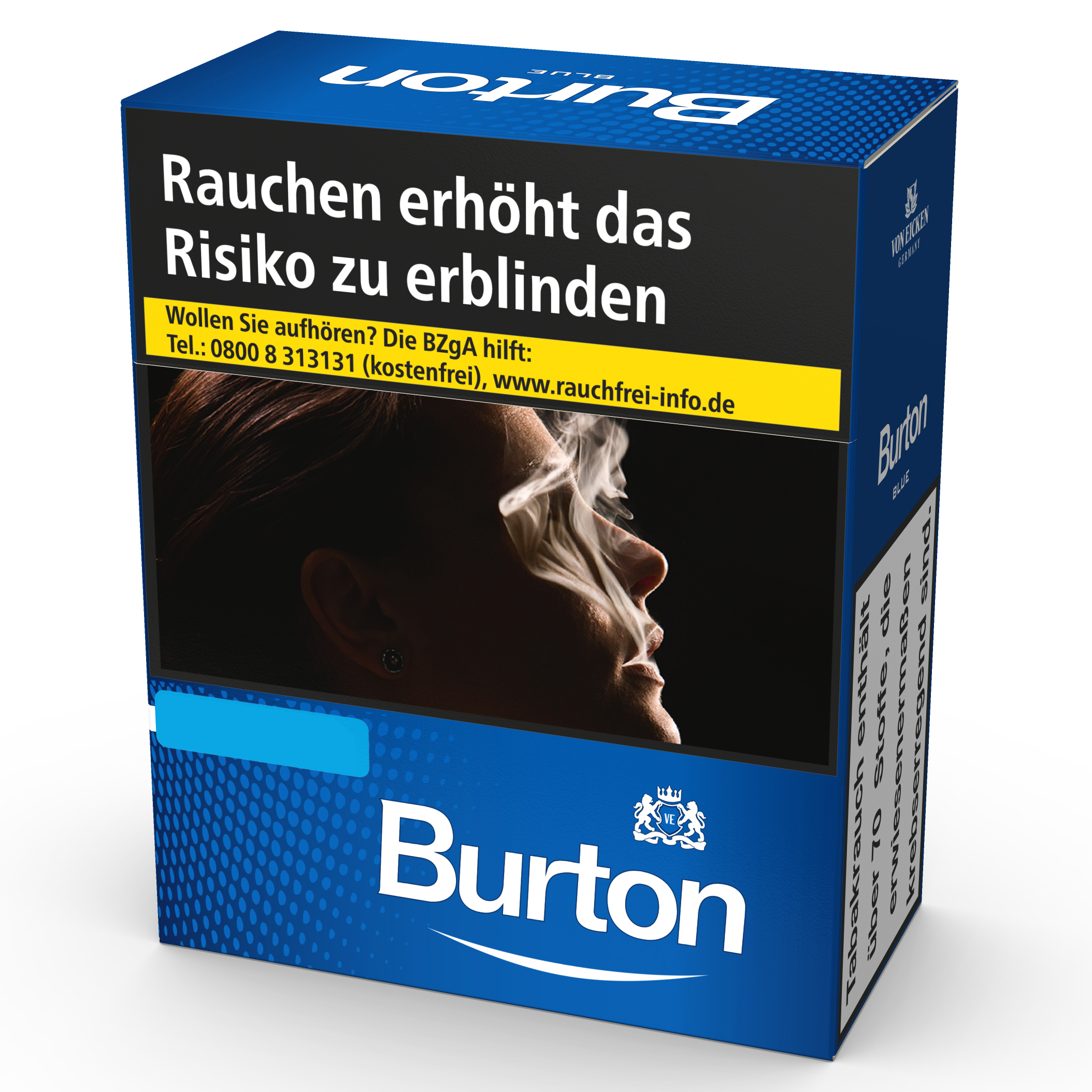 Burton Blue 3XL-Box  Zigaretten Stange