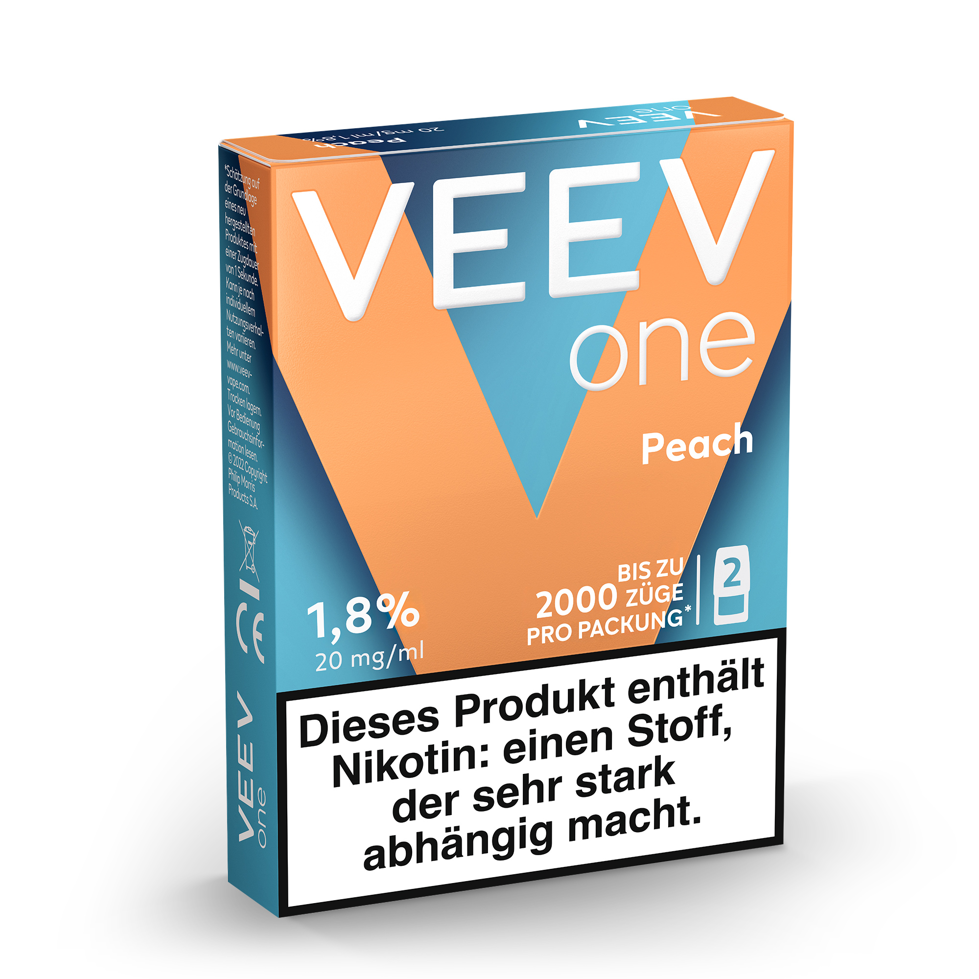 E-Liquidpod Veev One Peach 20mg 2 Pods