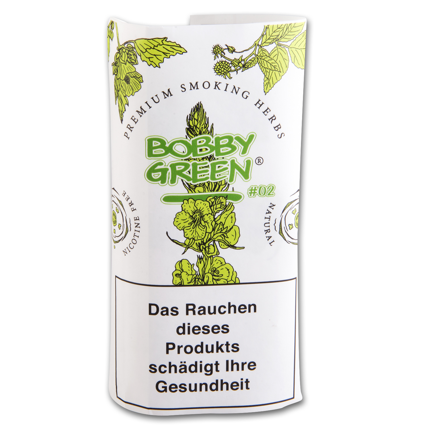 Bobby Green Damiana #02 Ohne Nikotin & Ohne Zusatzstoffe (20 Gramm)