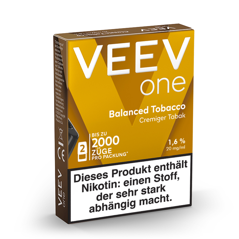 E-Liquidpod Veev One Balanced Tobacco 20mg 2 Pods
