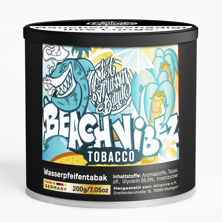 187 Beach Vibez (Himbeere, Limette, Minze, Orange) (200 Gramm)