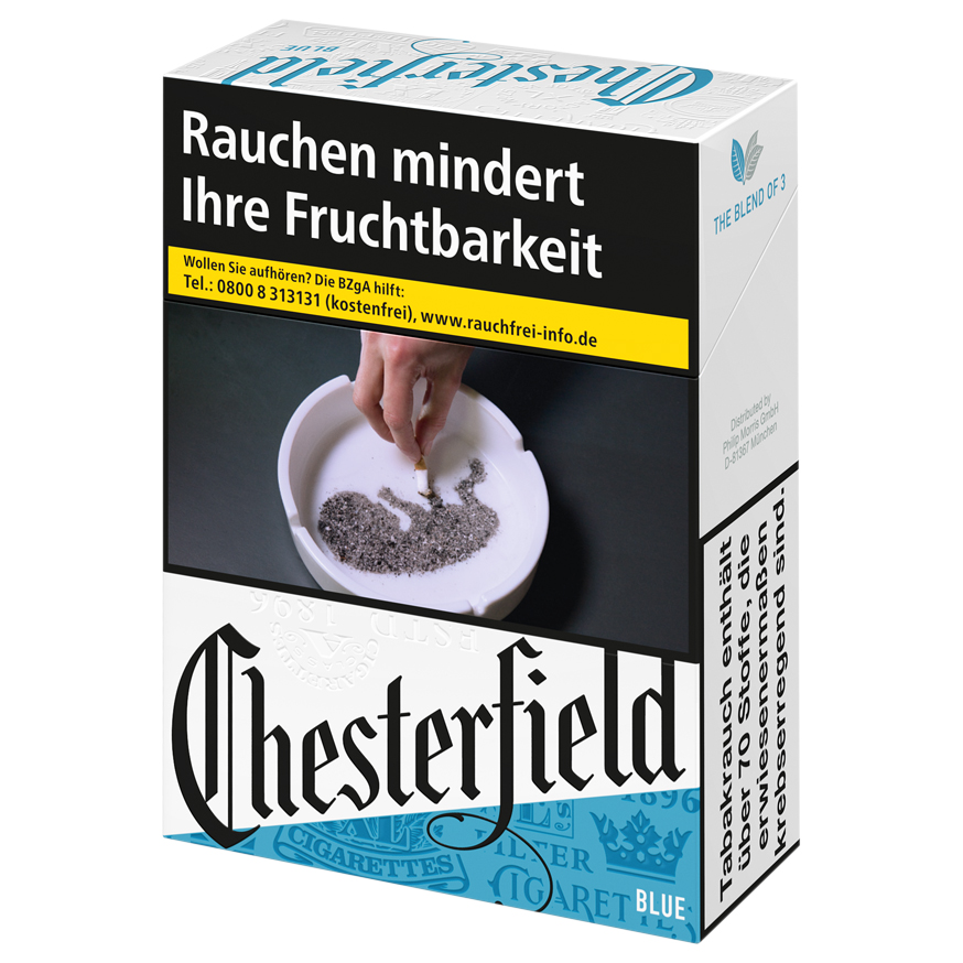 Chesterfield Blue 2XL-Box  Zigaretten Stange