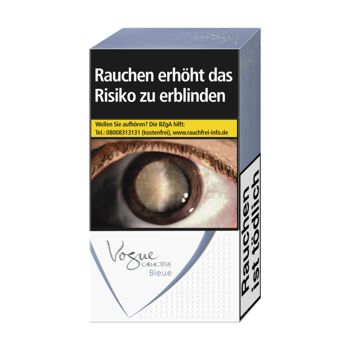 Vogue Caractere Bleue Zigaretten Stange