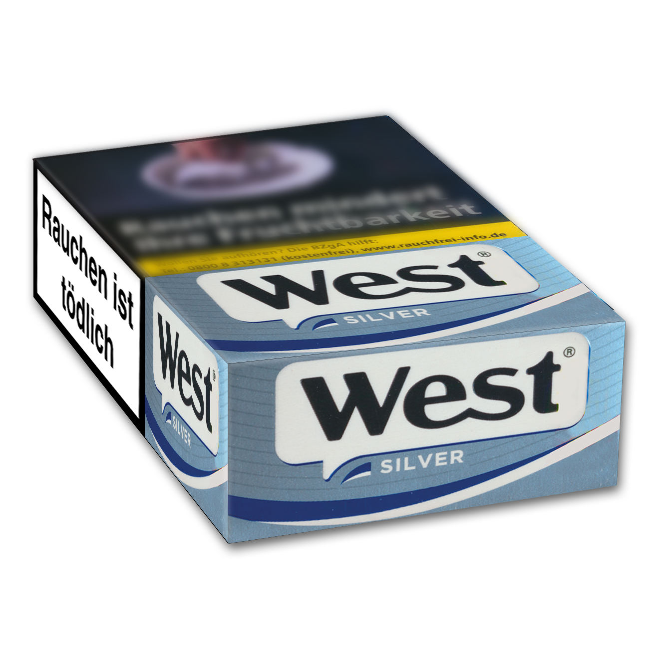 West Silver Edition Automatenpackung Zigaretten Stange