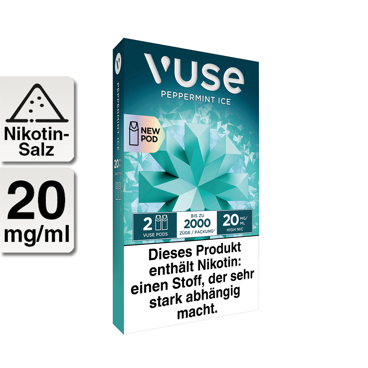 E-Kartusche Vuse Pod Peppermint Ice 20mg 2 Caps